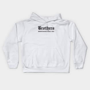 Brothers Music Hall - black Kids Hoodie